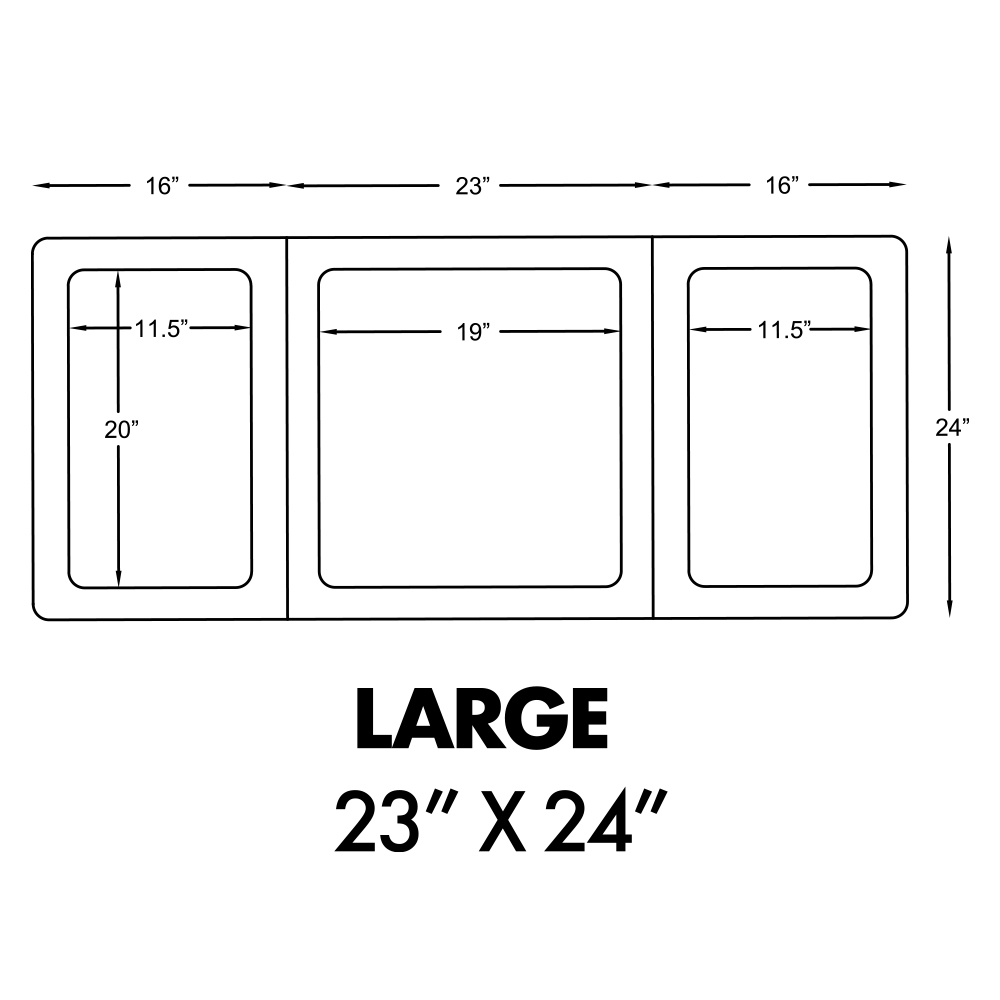 UltraBoard Barrier Trio - 20" x 24"